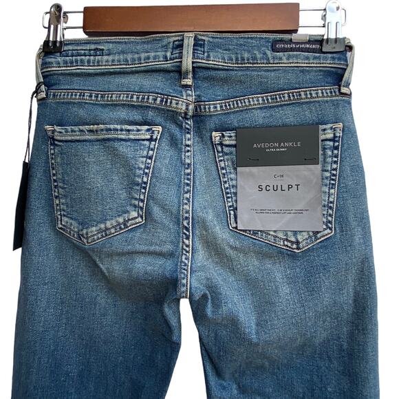 New Citizens of Humanity Avedon Ankle Ultra Skinny Sculpt Jeans Size 24 - Picture 5 of 10